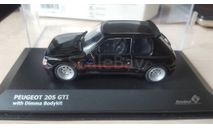 Peugeot 205 GTI Dimma black, масштабная модель, Solido, scale43