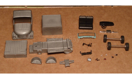 СЗА-грузовичок (Уральский сокол), сборная модель автомобиля, scale43, СМЗ