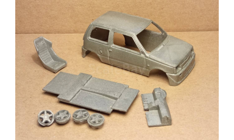 Ока Сеаз спорт, сборная модель автомобиля, ВАЗ, Уральский сокол, 1:43, 1/43