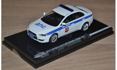 Mitsubichi Lancer X ДПС милиция г. Москва 2010г. (Vitesse), масштабная модель, scale43