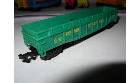 полувагон американской дороги PENN CENTRAL 1/160 N 9mm Aurora Мексика 1:160, железнодорожная модель, scale0