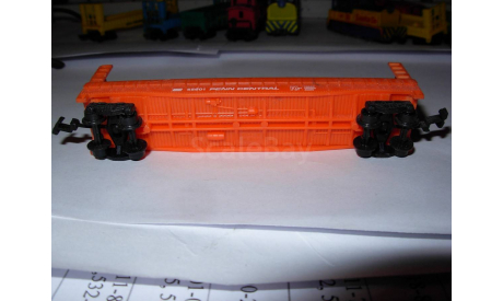 вагон-платформа американской дороги PENN CENTRAL 1/160 N 9mm Aurora Мексика 1:160, железнодорожная модель, scale0