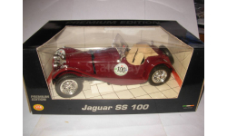 модель 1/18 Jaguar SS 100 Rally Burago Premium Edition Italy металл 1:18 Rallye