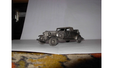 модель-скульптура 1/43 Chrysler Roadster 1932 Danbury Mint pewter - олово 1:43, масштабная модель, scale43