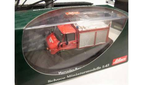 модель 1/43 Schuco Mercedes Benz Unimog пожарный металл, масштабная модель, 1:43, Mercedes-Benz