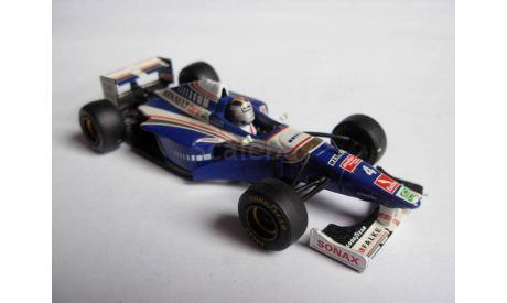 модель 1/43 F1 Formula/Формула-1 Williams Renault FW18 launch version 1997 #4 Heinz-Harald Frentzen Onyx металл 1:43, масштабная модель, scale43