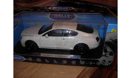 модель 1:18 Bentley Continental Supersports Coupe Welly 1/18, масштабная модель