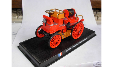 модель  1/43 пожарый электромобиль с насосом 1900 DelPrado металл, масштабная модель, 1:43, Del Prado