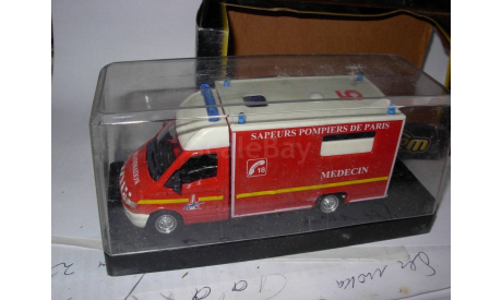 модель пожарного автомобиля 1/50 Renault Master Verem/Solido France металл, масштабная модель, scale50