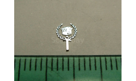 1/18 Cadillac 3D emblem 4,5 mm эмблема sign 1:18 1/20 1/24, фототравление, декали, краски, материалы, АГД, scale18