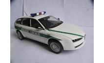 модель полицейский 1/18 Alfa Romeo 159 Polizia Locale универсал полиция Mondo Motors 1:18 металл Police, масштабная модель, scale18