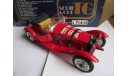 старая редкая модель 1/16 Alfa Romeo 1750 6C Alfetta MilleMiglia Rallye Polistil металл, 1:16 не 1:18 1/18 Rally, масштабная модель, scale16