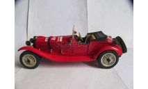 старая редкая модель 1/16 Alfa Romeo 1750 6C Alfetta MilleMiglia Rallye Polistil металл, 1:16 не 1:18 1/18 Rally, масштабная модель, scale16