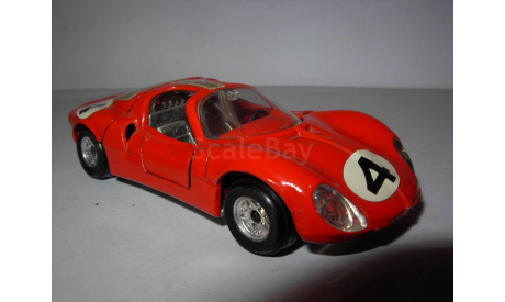 модель 1/43 Alfa Romeo 33 №4 Politoys Export Italy металл 1:43 Le Mans, масштабная модель, scale43