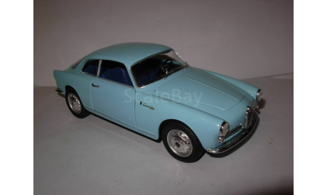 модель 1/24 Alfa Romeo Giulietta Sprint 1954 LEO MODELS металл полиция, масштабная модель, 1:24