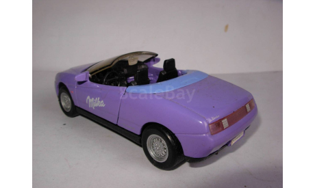 модель 1/36 Alfa Romeo Spider Milka Welly металл 1:36, масштабная модель, scale35