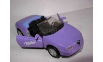 модель 1/36 Alfa Romeo Spider Milka Welly металл 1:36, масштабная модель, scale35