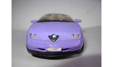 модель 1/36 Alfa Romeo Spider Milka Welly металл 1:36, масштабная модель, scale35