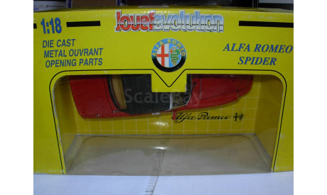 модель 1/18 Alfa Romeo Spyder 1969 Pininfarina Jouef Evolution металл 1:18, масштабная модель, scale18