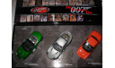 набор 3 модели 1/43 Jaguar XKR Roadster + Aston Martin V12 Vanquish +Ford 2003 Thunderbird James Bond 007 Another Day Minichamps Limited металл 1:43, масштабная модель, scale43