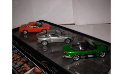 набор 3 модели 1/43 Jaguar XKR Roadster + Aston Martin V12 Vanquish +Ford 2003 Thunderbird James Bond 007 Another Day Minichamps Limited металл 1:43