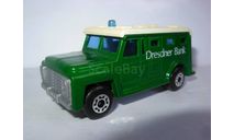 модель банковский фургон броневик 1/81 Armored Truck Dresdner Bank Matchbox Lesney Superfast England 1:81 1/871:87 1/76 1:76, масштабная модель, scale87