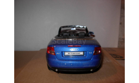модель 1/18 Audi A4 3.0 Cabriolet Welly металл 1:18, масштабная модель, scale18