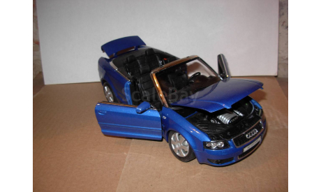 модель 1/18 Audi A4 3.0 Cabriolet Welly металл 1:18, масштабная модель, scale18