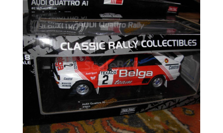 гоночная модель 1/18 AUDI Quattro A1 #2 M.Duez/W.Lux -Winner Rally Rallie Boucles de Spa 1983 РаллиSun Star металл, масштабная модель, 1:18, Sunstar