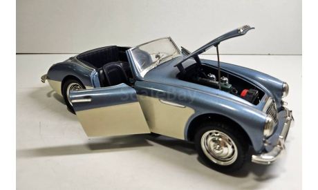 модель 1/18 Austin Healey 100-Six 1956 ERTL металл 1:18, масштабная модель, ERTL (Auto World), Austin-Healey, scale18