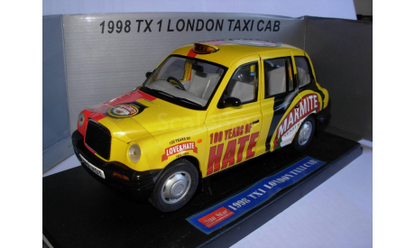 модель 1/18 Austin London Taxi CAB 1998 MARMITE Sun Star металл 1:18, масштабная модель, scale18, Sunstar