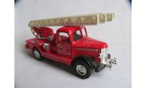 модель 1/50  пожарная лестница Bedford  fire ladder Pull Back пожарный 1:50 1/55 1:55, масштабная модель, scale50