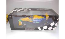 модель F1 Формула 1 1/18 Benetton Ford B191B 1992 #19 Michael Schumacher Minichamps/PMA металл 1:18, масштабная модель, scale18