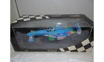 модель F1 Формула 1 1/18 Benetton Playlife B198 Showcar 1999 #9 G. Fisichella Minichamps/PMA металл 1:18, масштабная модель, scale18