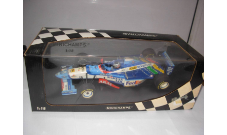 модель F1 Формула 1 1/18 Benetton Renault B197 1997 #8 G. Berger Minichamps/PMA металл 1:18, масштабная модель, scale18