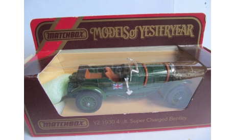 модель 1/40 Bentley 4 1/2-litre 1930 Super Charged Matchbox England Models of Yesteryear металл 1:40 1/43 1:40 1/38 1:38, масштабная модель, scale43