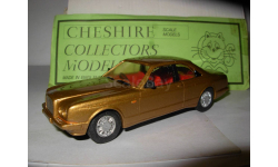 модель 1/43 Bentley Continental R Cheshire Models England белый металл 1:43 white metal