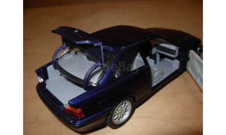 модель 1/24 BMW 325i 3-series E36 Coupe Купе Schuco металл синяя 1:24, масштабная модель, scale24