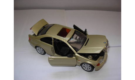 модель 1/24 BMW 328Ci 3-series E46 Coupe Купе металл жёлтая 1:24, масштабная модель, scale24
