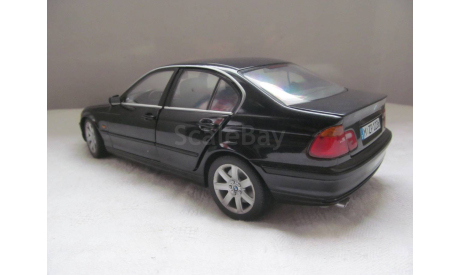 модель 1/18 BMW 328i E46 седан UT Models металл 1:18 чёрный металлик, масштабная модель, scale18