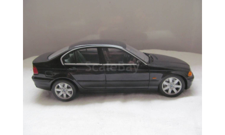 модель 1/18 BMW 328i E46 седан UT Models металл 1:18 чёрный металлик, масштабная модель, scale18