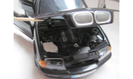 модель 1/18 BMW 328i E46 седан UT Models металл 1:18 чёрный металлик, масштабная модель, scale18