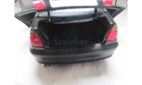 модель 1/18 BMW 328i E46 седан UT Models металл 1:18 чёрный металлик, масштабная модель, scale18