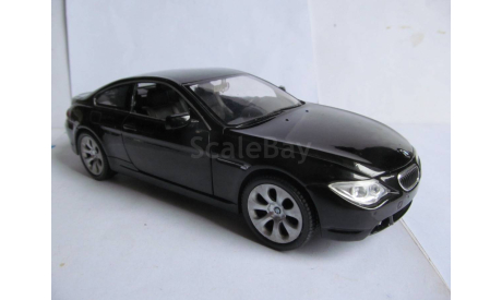 модель 1/24 BMW 645i 6-series E63 Welly металл 1:24, масштабная модель, scale24