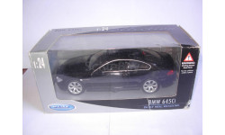 модель 1/24 BMW 645i 6-series E63 Welly металл 1:24