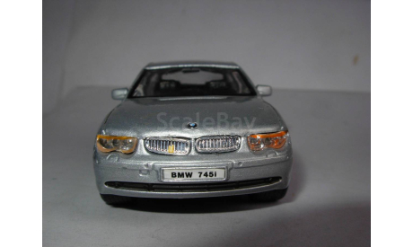модель 1/43 BMW 7 серии 745i E65 E66 Welly металл 1:43, масштабная модель