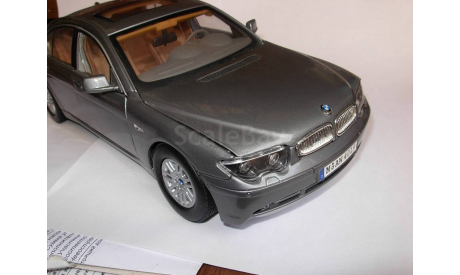 модель 1/18 BMW 745i E65/66 Motormax металл, масштабная модель, 1:18