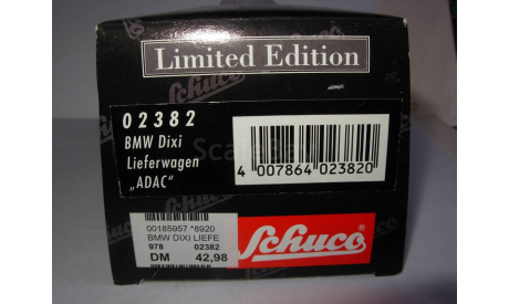 модель 1/43 BMW Dixi ADAC Schuco LIMITED металл 1:43, масштабная модель, scale43
