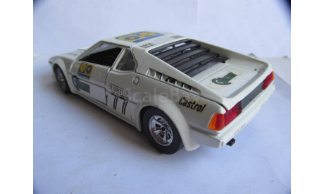 модель 1/24 BMW M1 #77 Burago Italy металл 1:24, масштабная модель, BBurago