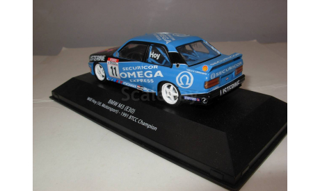модель 1/43 BMW M3 E30 #11 1991 Will Hoy BTСC Champion металл 1:43, масштабная модель, scale43